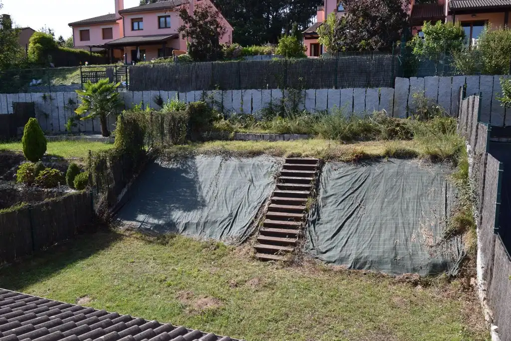 Jardín de Casa adosada en venta en Miño con Calefacción, Jardín privado y Amueblado