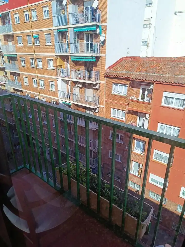 Balcony of Flat for sale in Zaragoza  with Air Conditioner, Heating and Parquet flooring