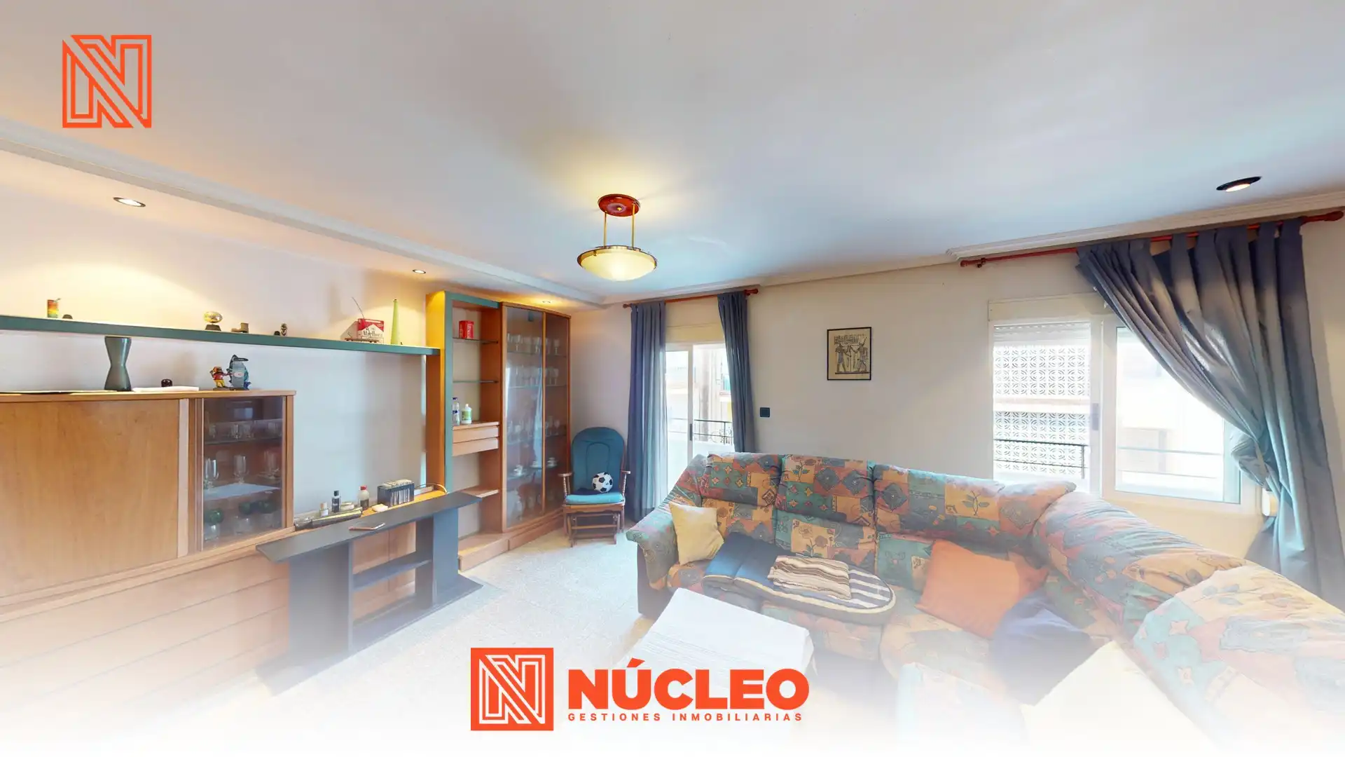 Sala de estar de Piso en venta en Alicante / Alacant con Amueblado