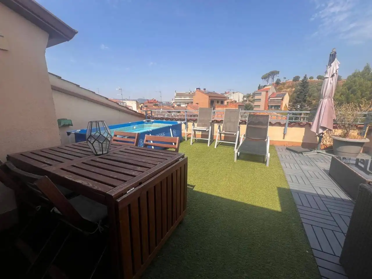 Terrassa de Dúplex en venda en Manresa amb Aire condicionat, Calefacció i Parquet
