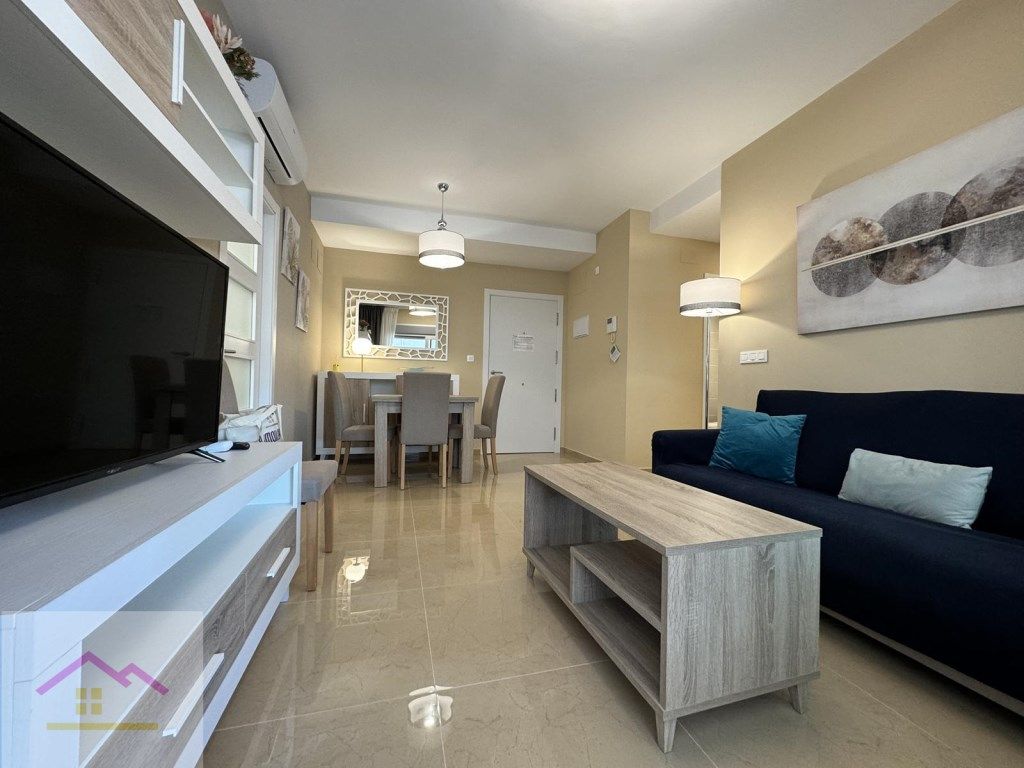 Living room of Flat for sale in Cabanes  with Air Conditioner, Private garden and Terrace