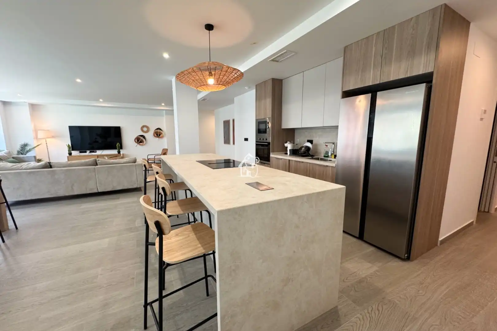 Kitchen of Flat for rent in Torrevieja  with Air Conditioner, Furnished and Oven