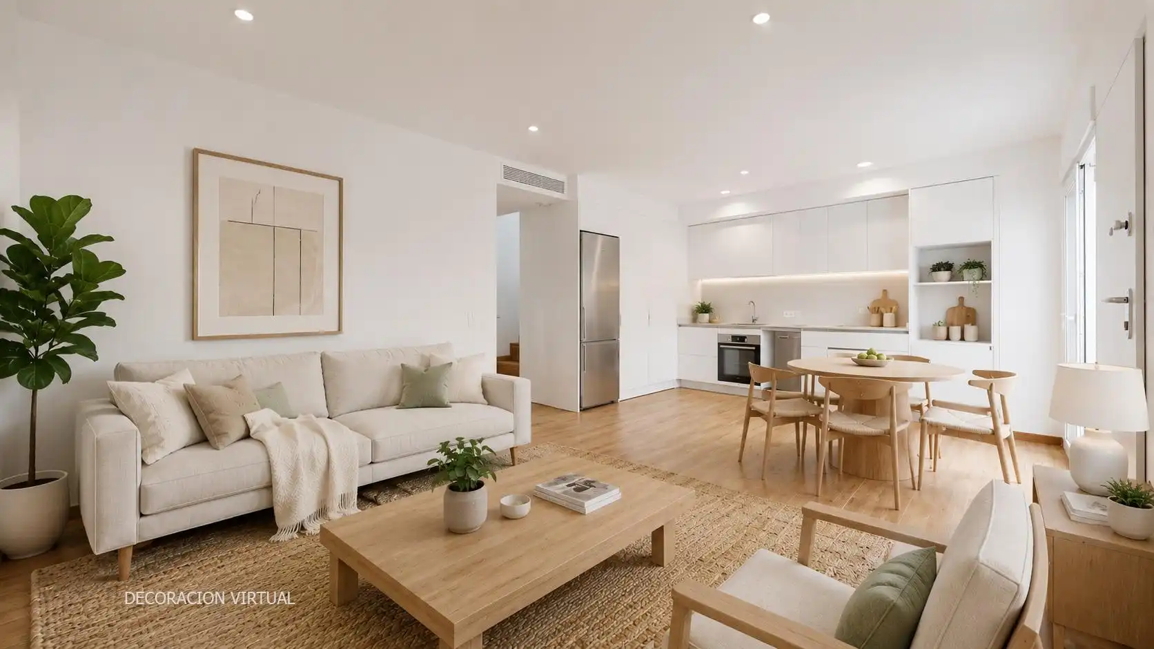 Sala de estar de Ático en venta en San Pedro del Pinatar con Aire acondicionado, Terraza y Piscina comunitaria