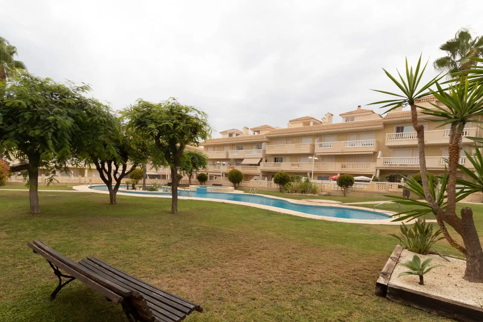 Garden of Flat for sale in Santa Pola  with Furnished and Community pool