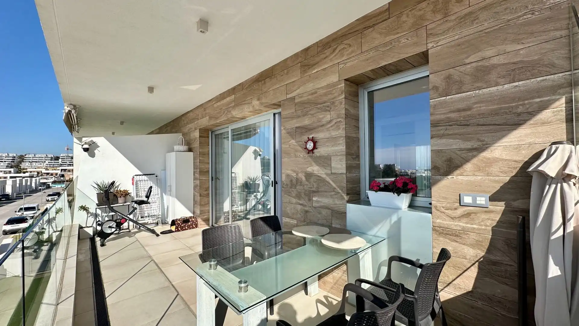 Terraza de Ático de alquiler en Finestrat con Aire acondicionado, Calefacción y Terraza