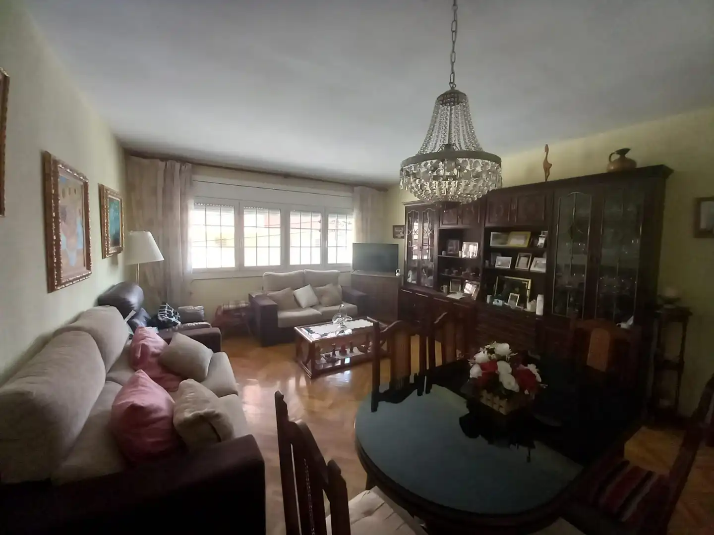 Wohnzimmer von Wohnung zum Verkauf in Badalona mit Klimaanlage, Heizung und Terrasse