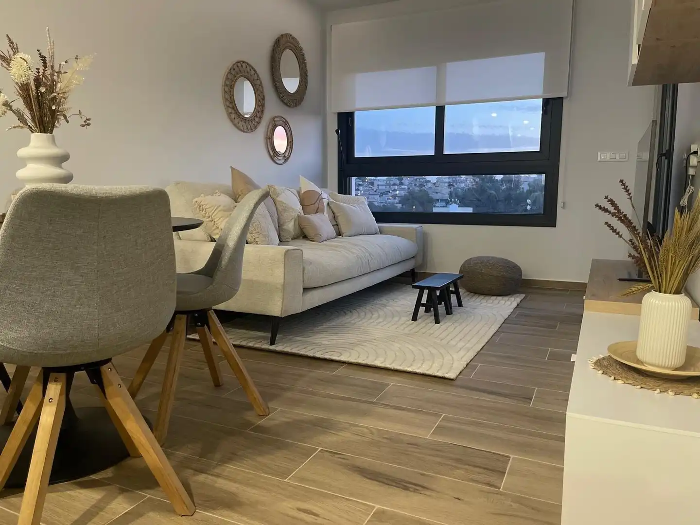 Sala d'estar de Àtic en venda en Orihuela amb Aire condicionat, Jardí privat i Piscina
