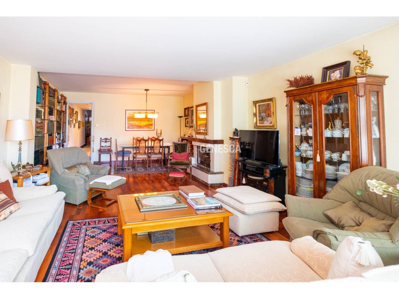 Sala d'estar de Casa o xalet en venda en Matadepera amb Aire condicionat, Calefacció i Jardí privat