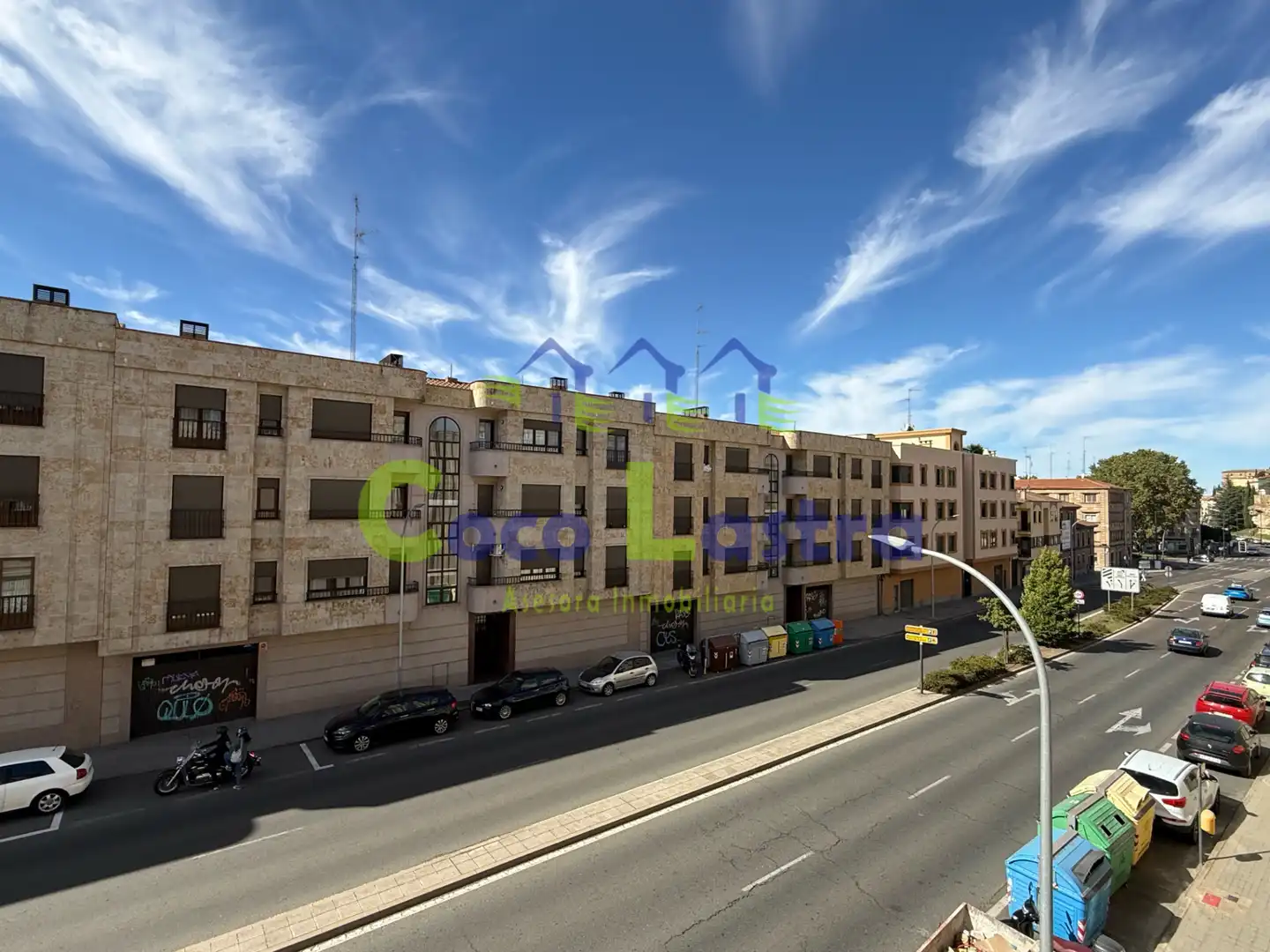 Exterior view of Flat for rent in Salamanca  with Heating, Parquet flooring and Furnished