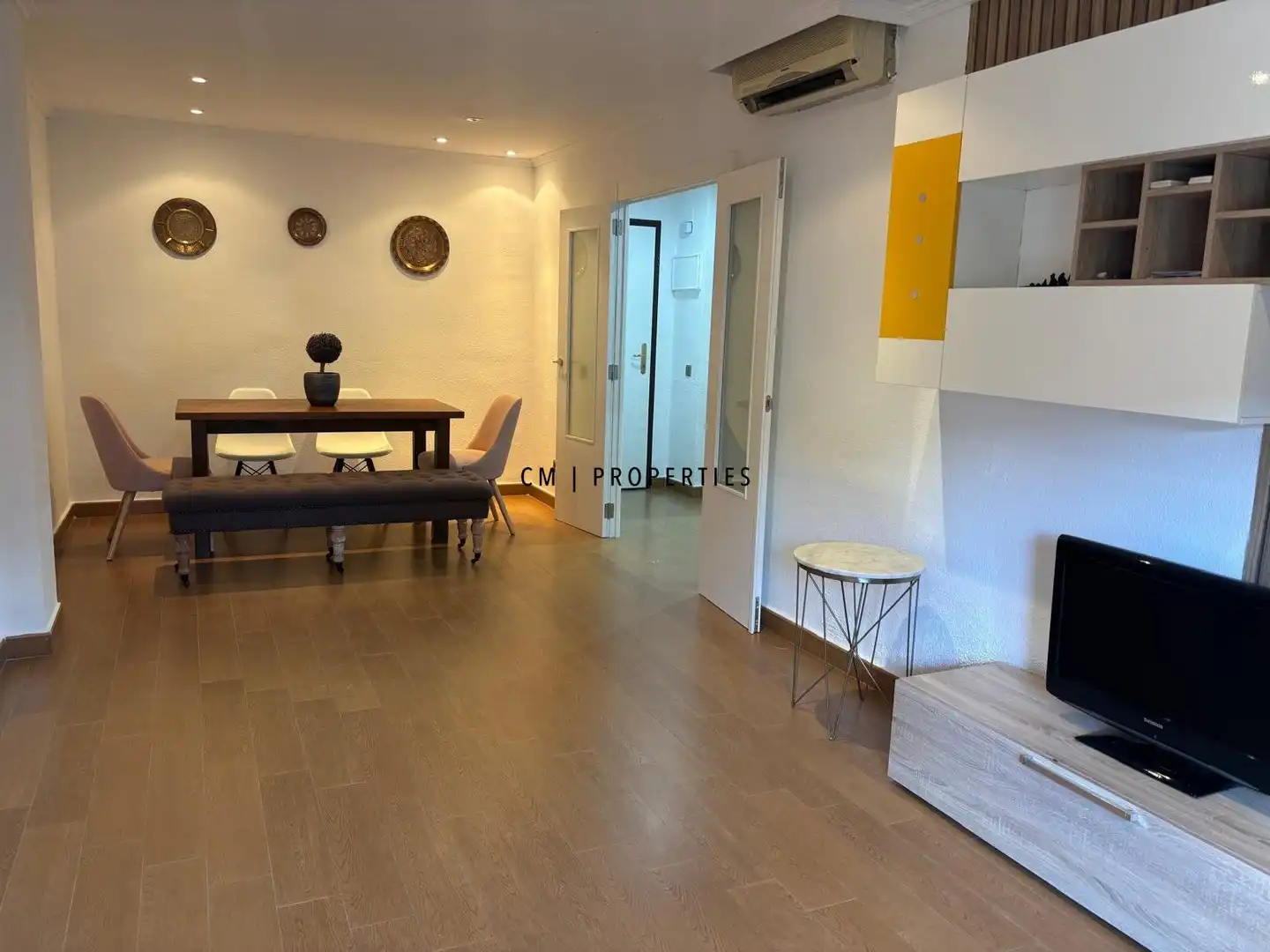 Comedor de Piso de alquiler en Valencia con Aire acondicionado, Calefacción y Amueblado