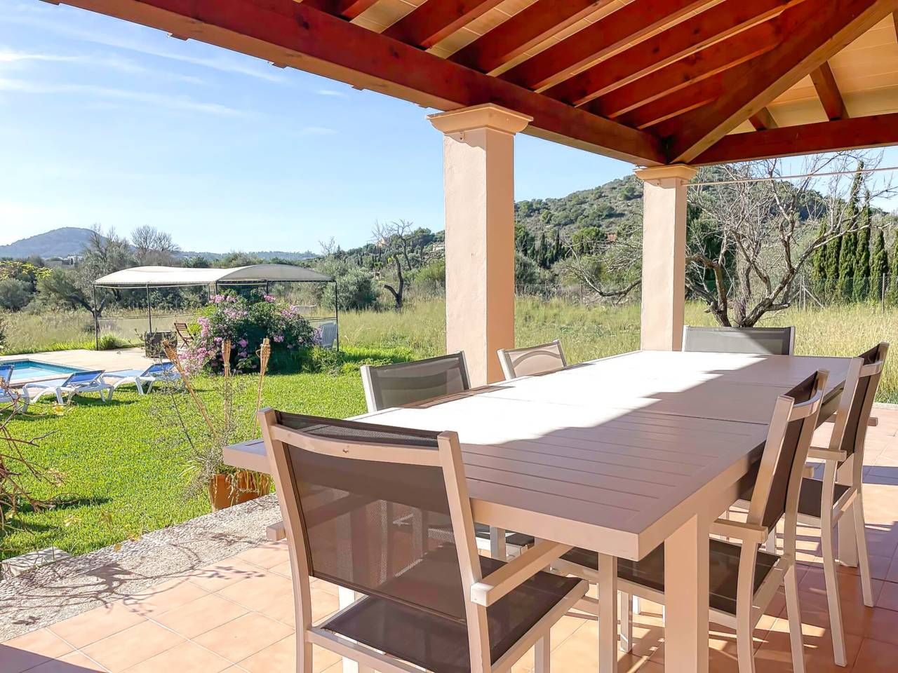 Terrassa de Finca rústica en venda en Son Servera amb Aire condicionat, Calefacció i Jardí privat