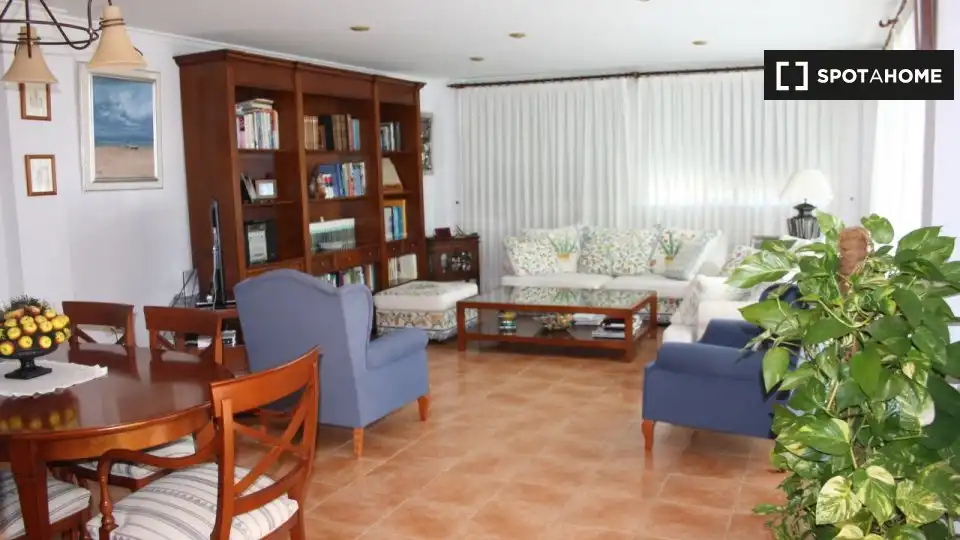 Living room of Flat for rent in Riba-roja de Túria  with Air Conditioner, Heating and Furnished