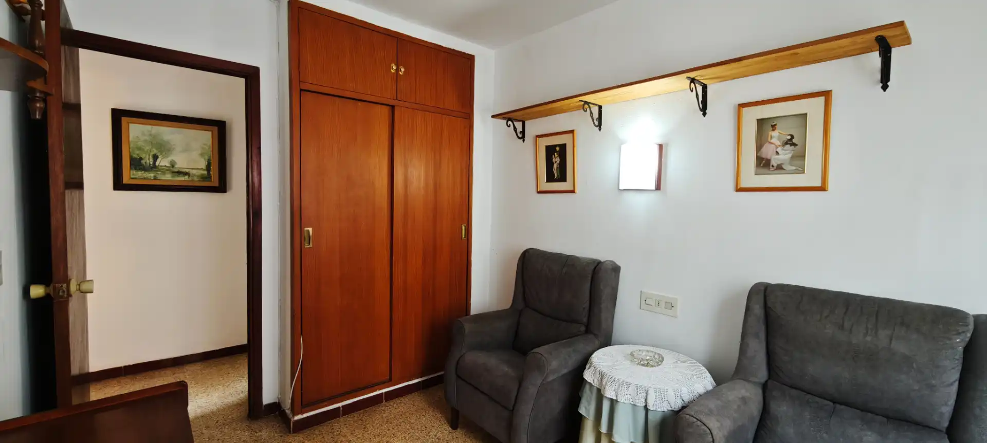 Sala d'estar de Pis en venda en  Palma de Mallorca amb Moblat i Balcó