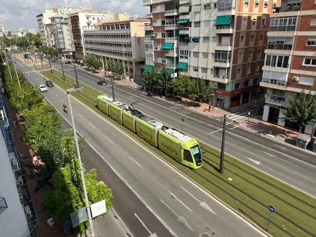 Außenansicht von Wohnungen zur Miete in Murcia mit Klimaanlage, Heizung und Terrasse