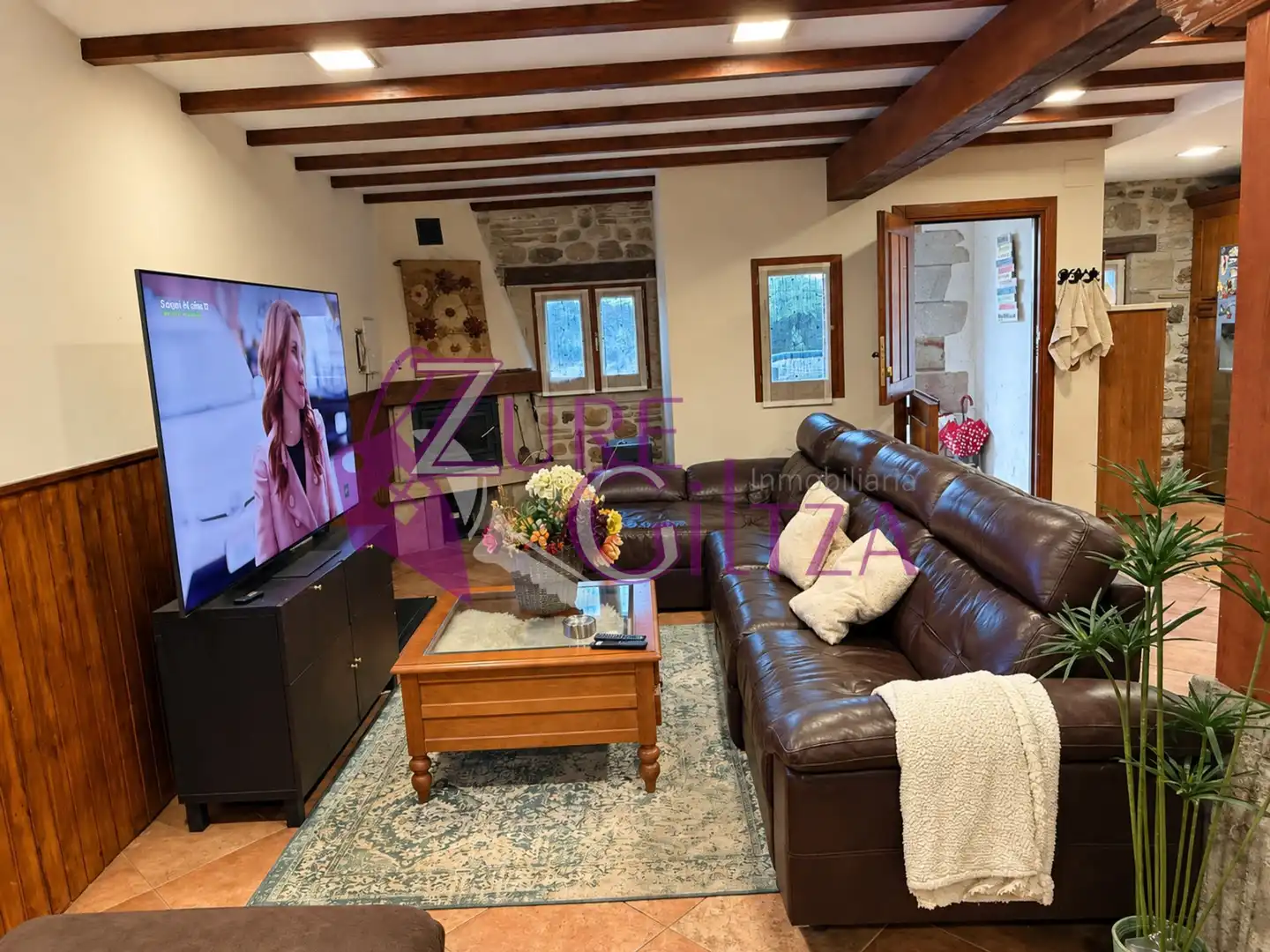 Sala d'estar de Casa o xalet en venda en Lemoa, Bizkaia