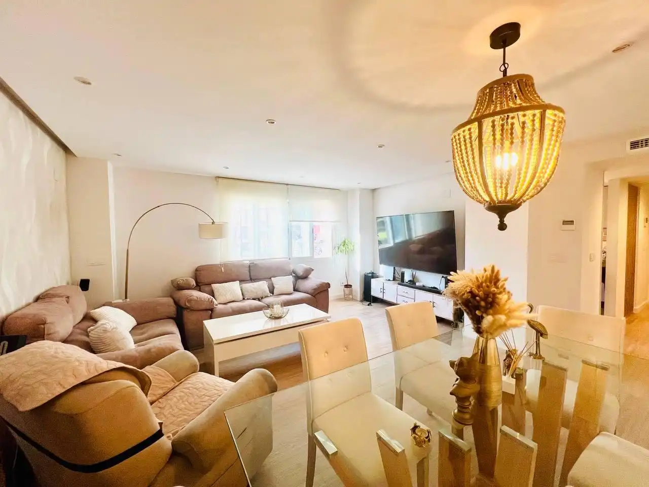 Sala de estar de Piso en venta en Alicante / Alacant con Aire acondicionado, Calefacción y Jardín privado