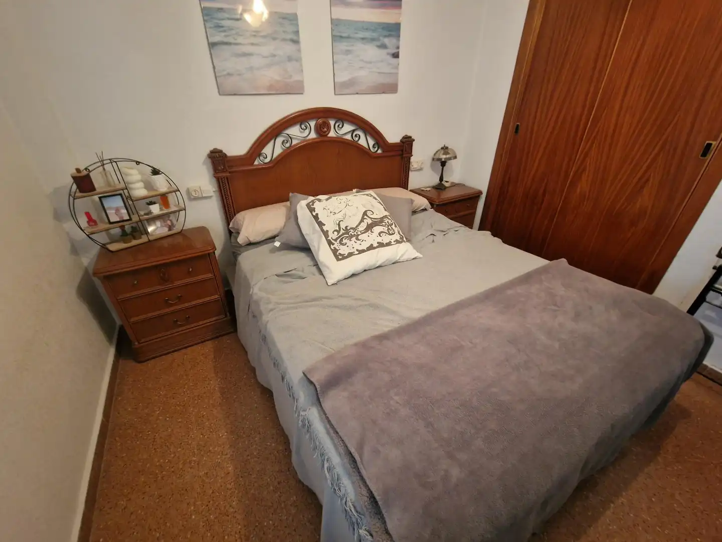 Bedroom of Flat for sale in Águilas  with Air Conditioner, Furnished and Balcony