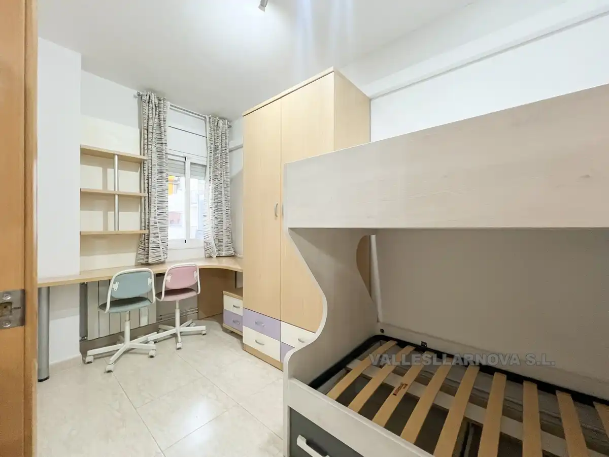 Schlafzimmer von Wohnung zur Miete in Mollet del Vallès mit Klimaanlage, Heizung und Möbliert