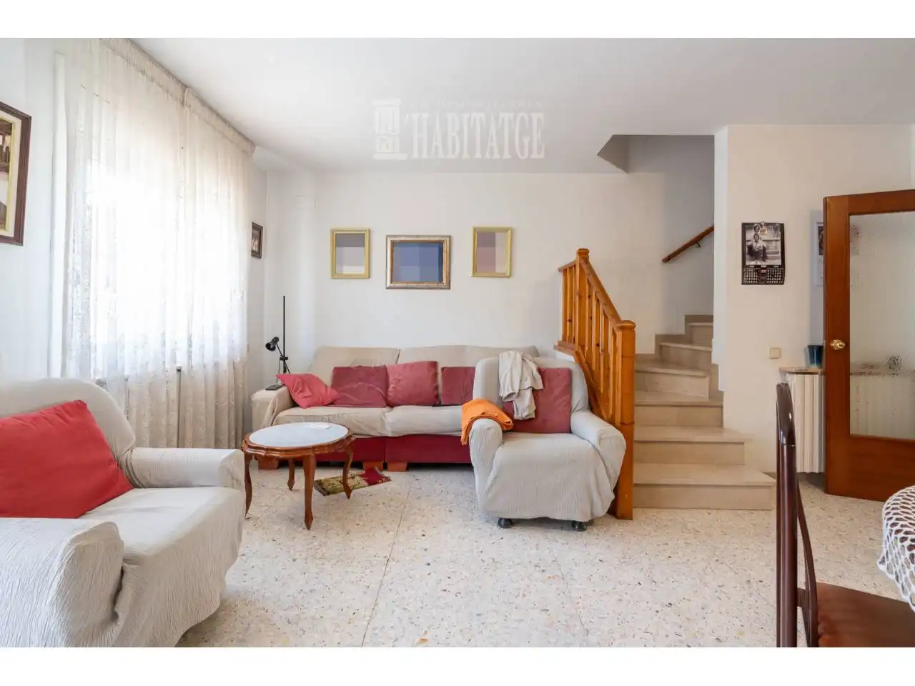 Sala d'estar de Casa o xalet en venda en Manlleu amb Calefacció i Terrassa