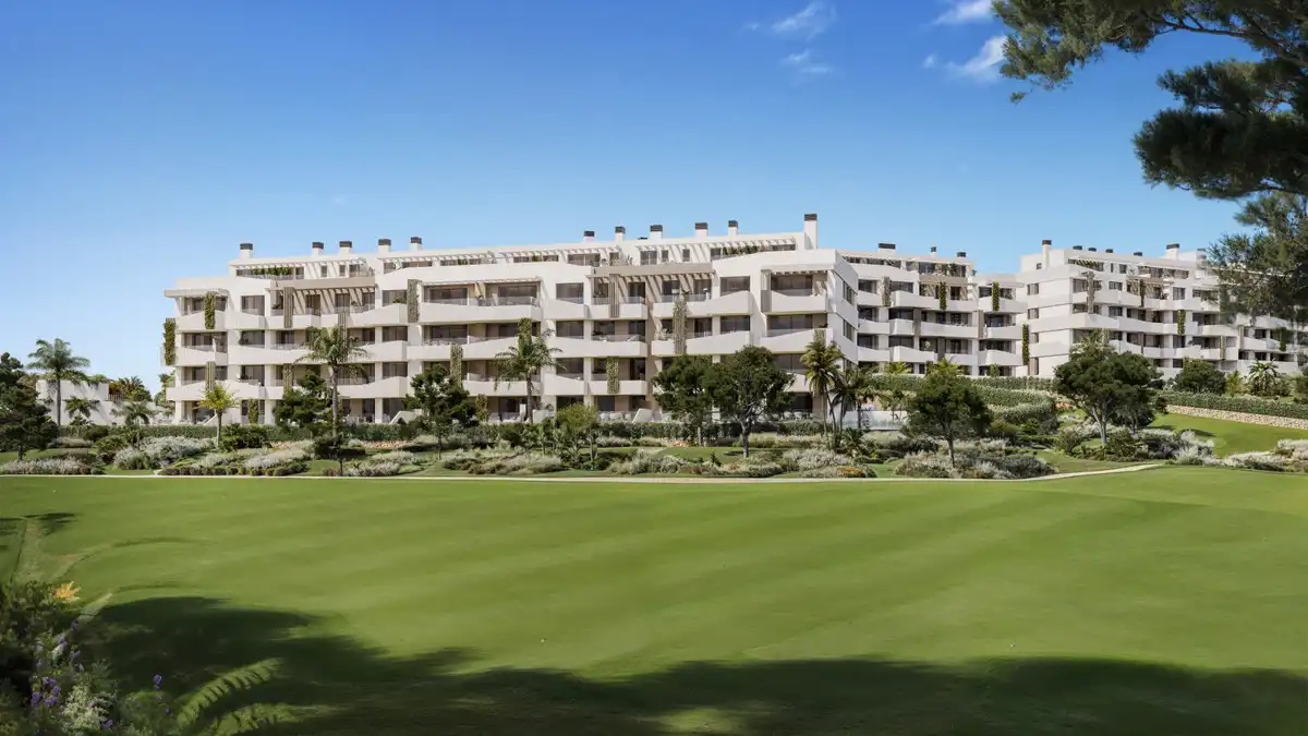 Außenansicht von Erdgeschoss zum Verkauf in Mijas mit Klimaanlage, Privatgarten und Terrasse
