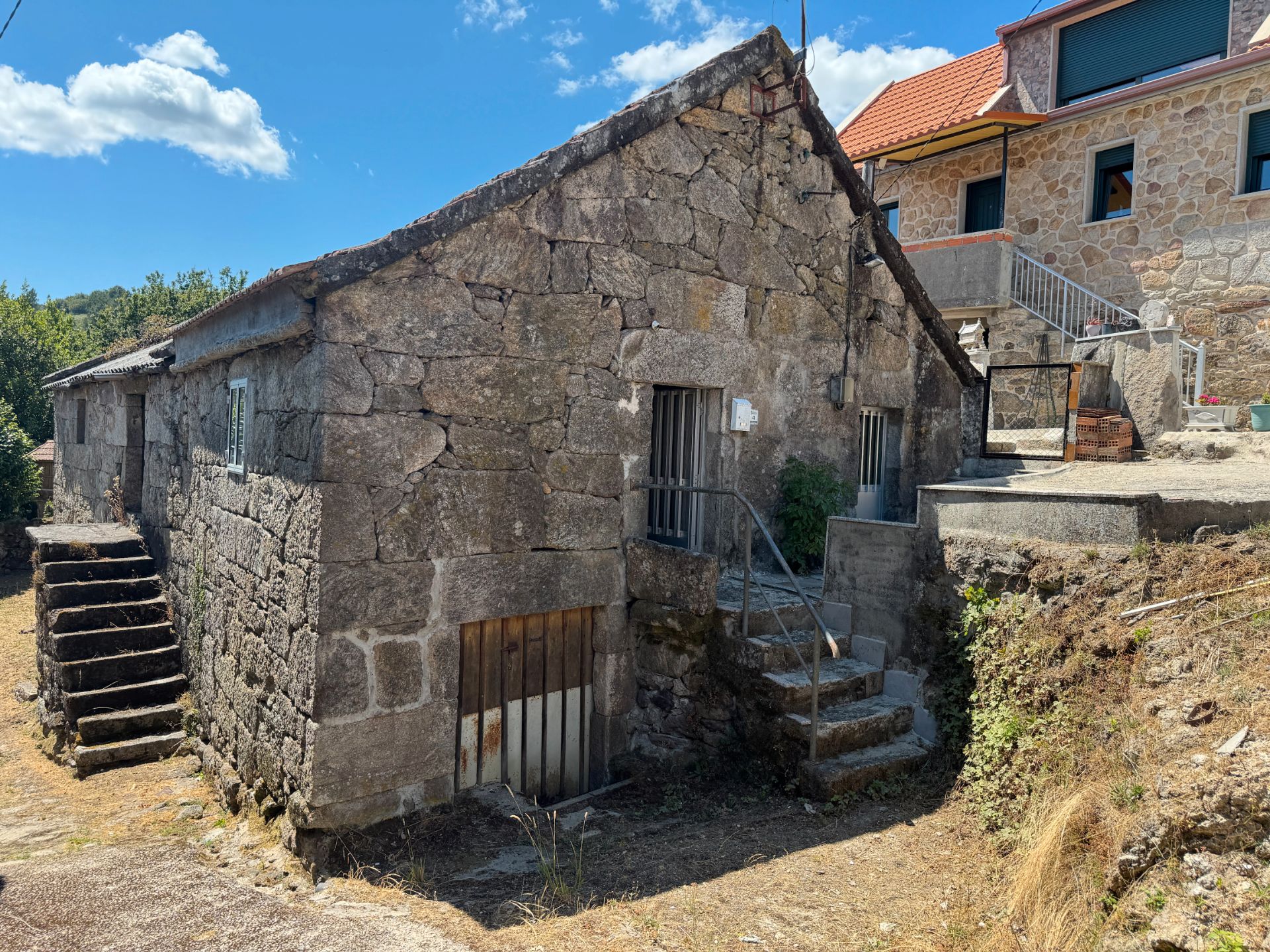Vista exterior de Casa o chalet en venta en A Cañiza   con Trastero y Amueblado