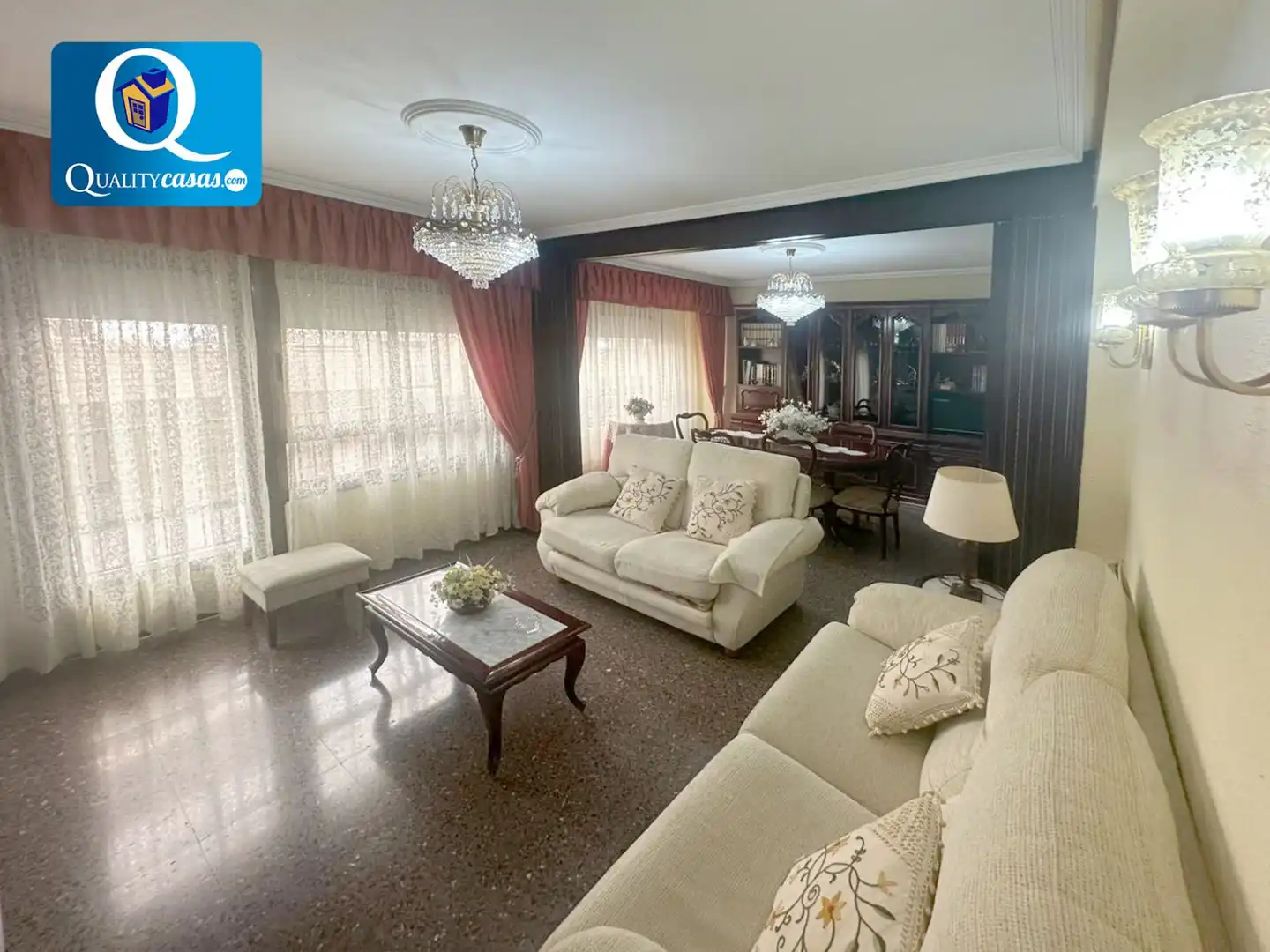 Sala de estar de Apartamento en venta en Jijona / Xixona con Aire acondicionado y Balcón