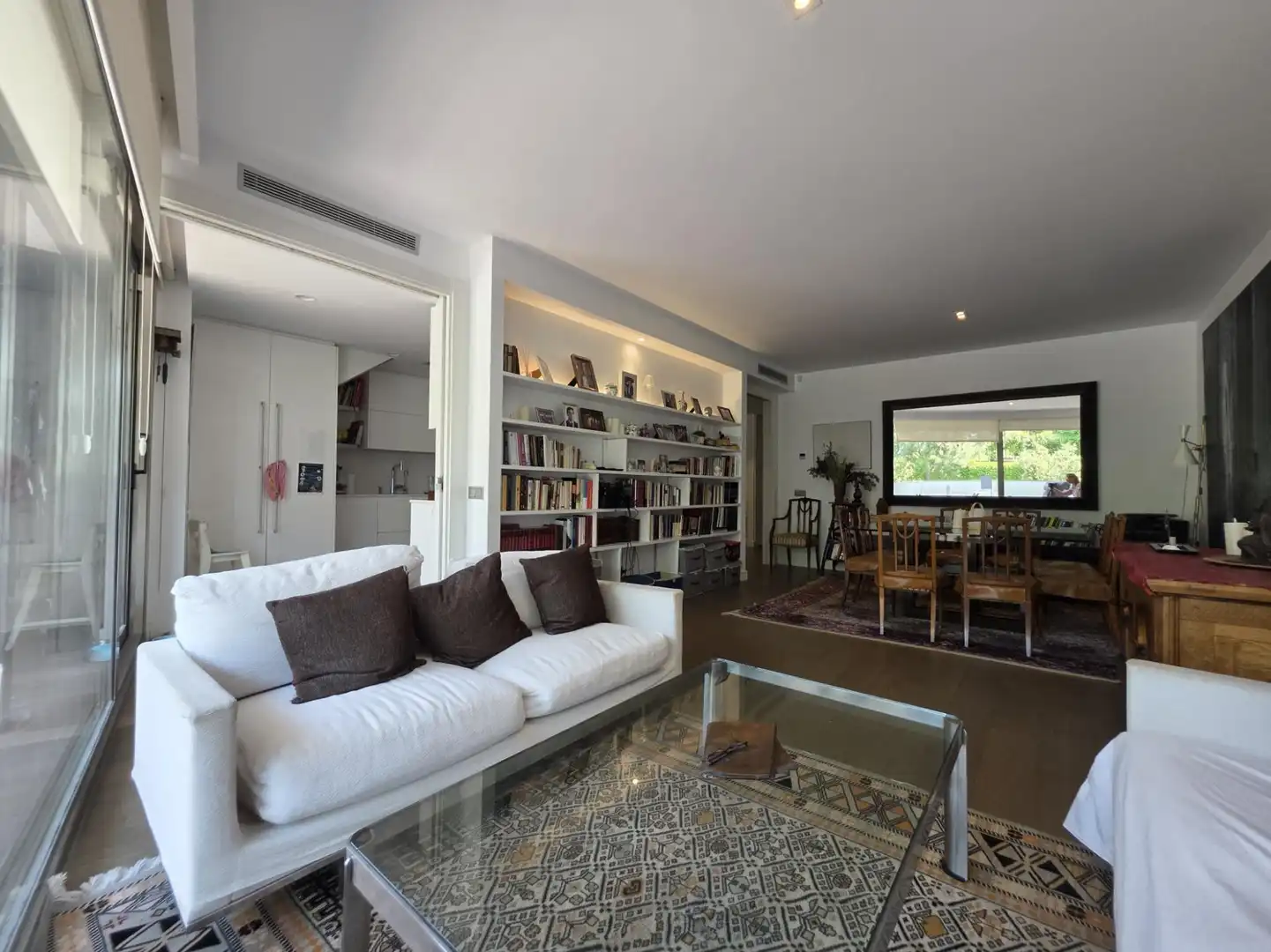 Sala d'estar de Àtic en venda en Pozuelo de Alarcón amb Calefacció, Jardí privat i Terrassa