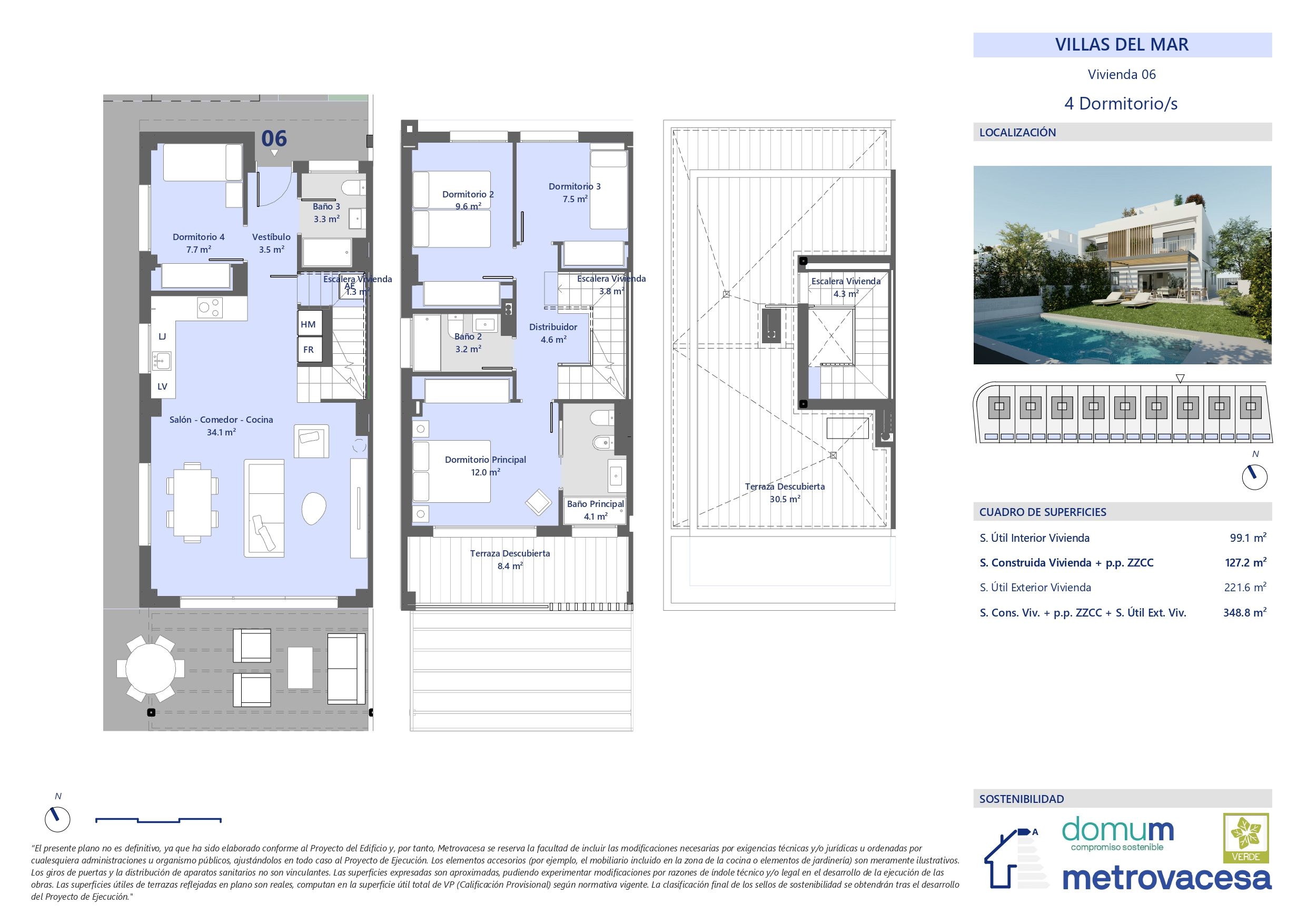 House or chalet for sale in Castellón de la Plana / Castelló de la Plana  with Air Conditioner, Private garden and Terrace