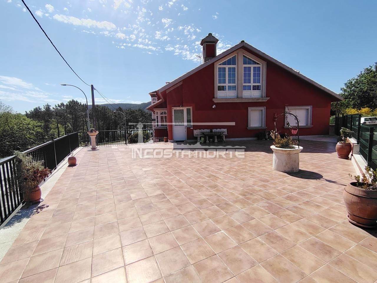 Terrace of Single-family semi-detached for sale in Fisterra  with Heating, Terrace and Storage room