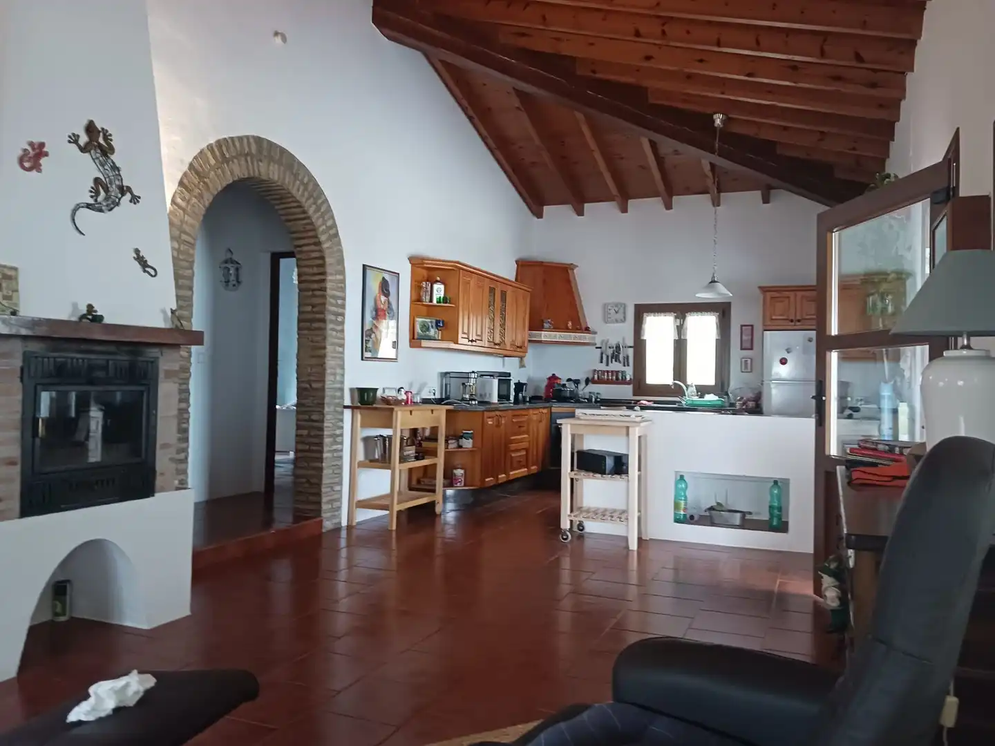 Cocina de Finca rústica en venta en Vélez-Málaga con Aire acondicionado y Amueblado