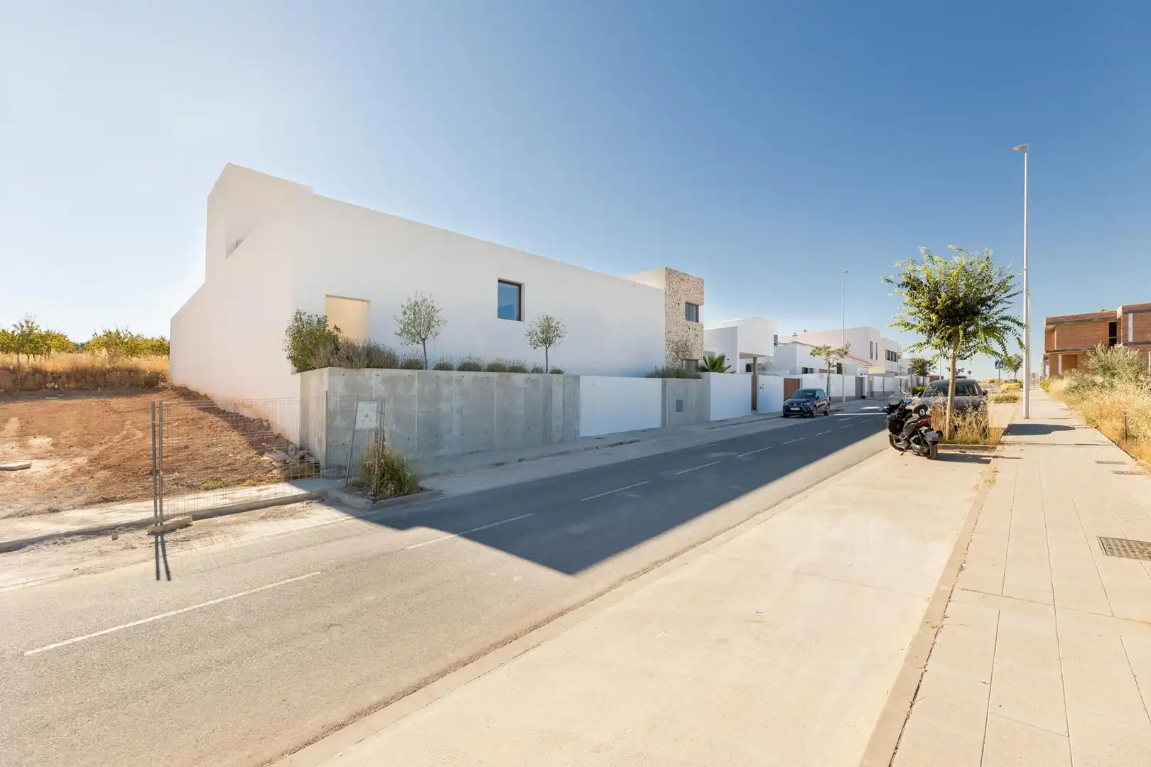 Vista exterior de Casa o chalet en venta en Albolote con Aire acondicionado, Calefacción y Jardín privado