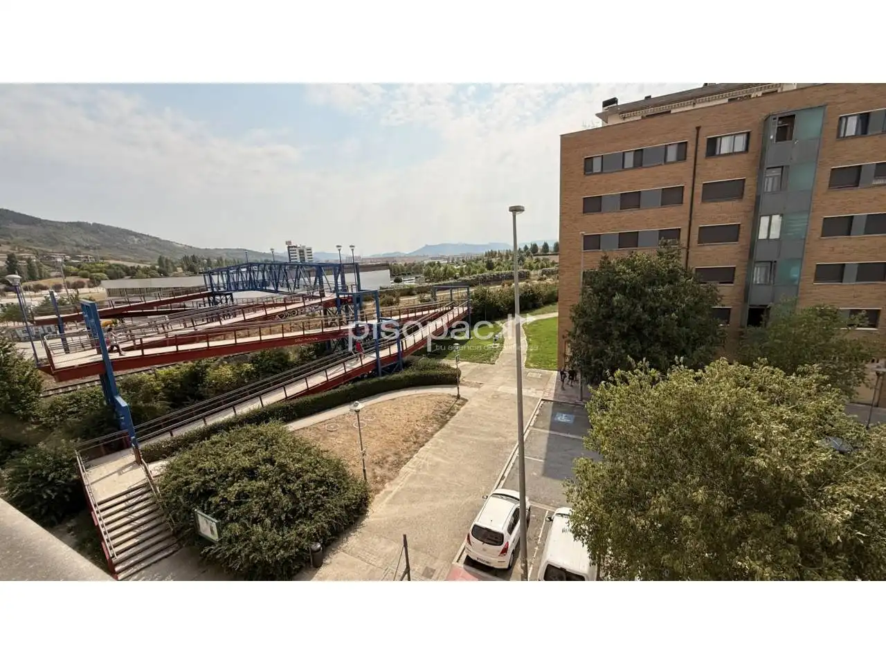 Vista exterior de Piso en venta en Berrioplano / Berriobeiti con Calefacción, Parquet y Terraza