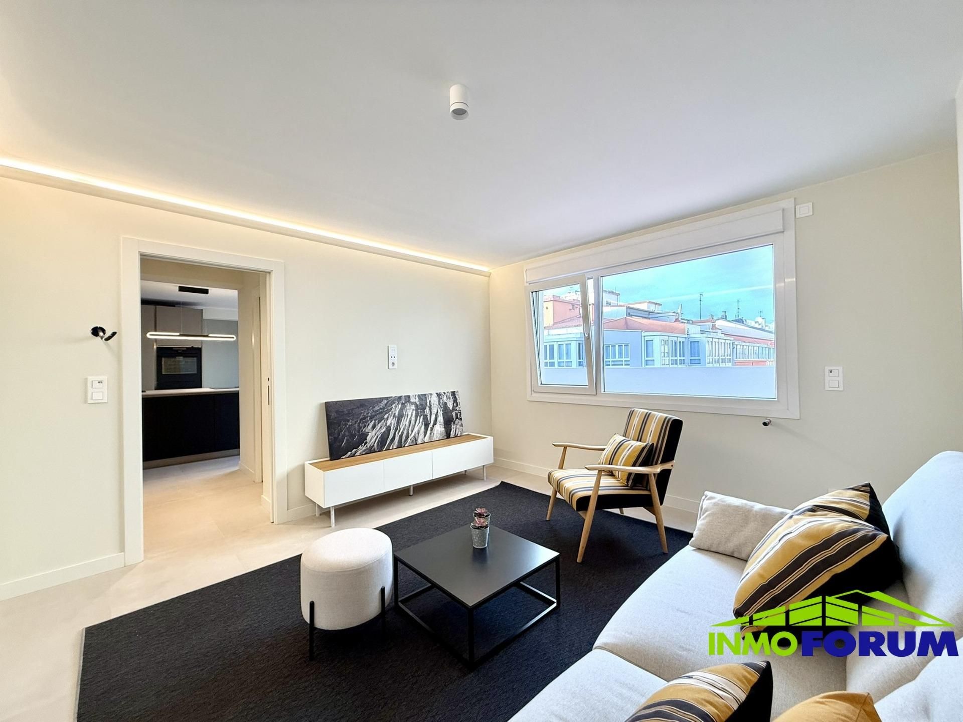 Sala de estar de Piso en venta en A Coruña Capital  con Calefacción, Terraza y Trastero