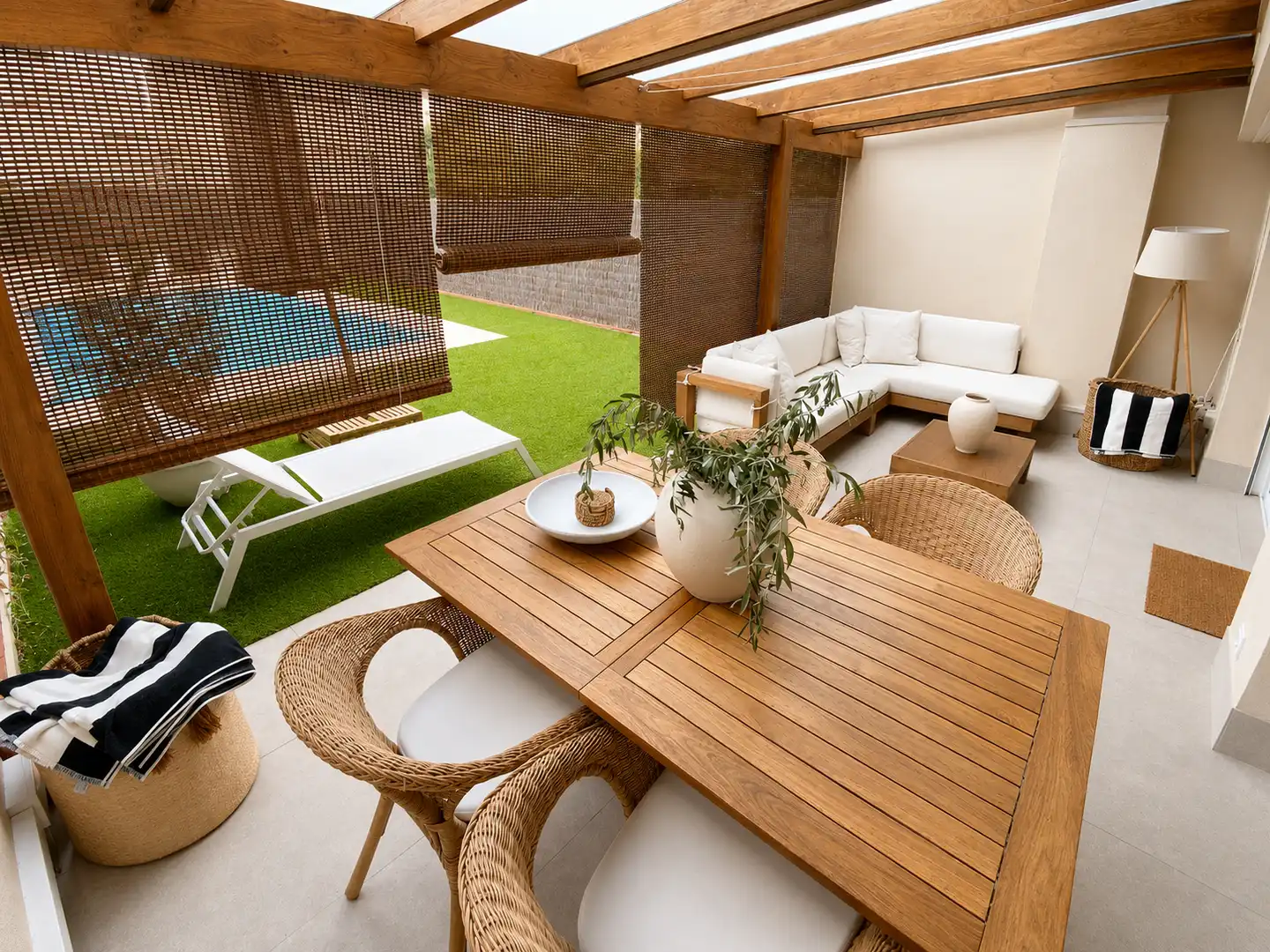 Terraza de Casa o chalet en venta en Sant Andreu de Llavaneres con Aire acondicionado, Calefacción y Jardín privado