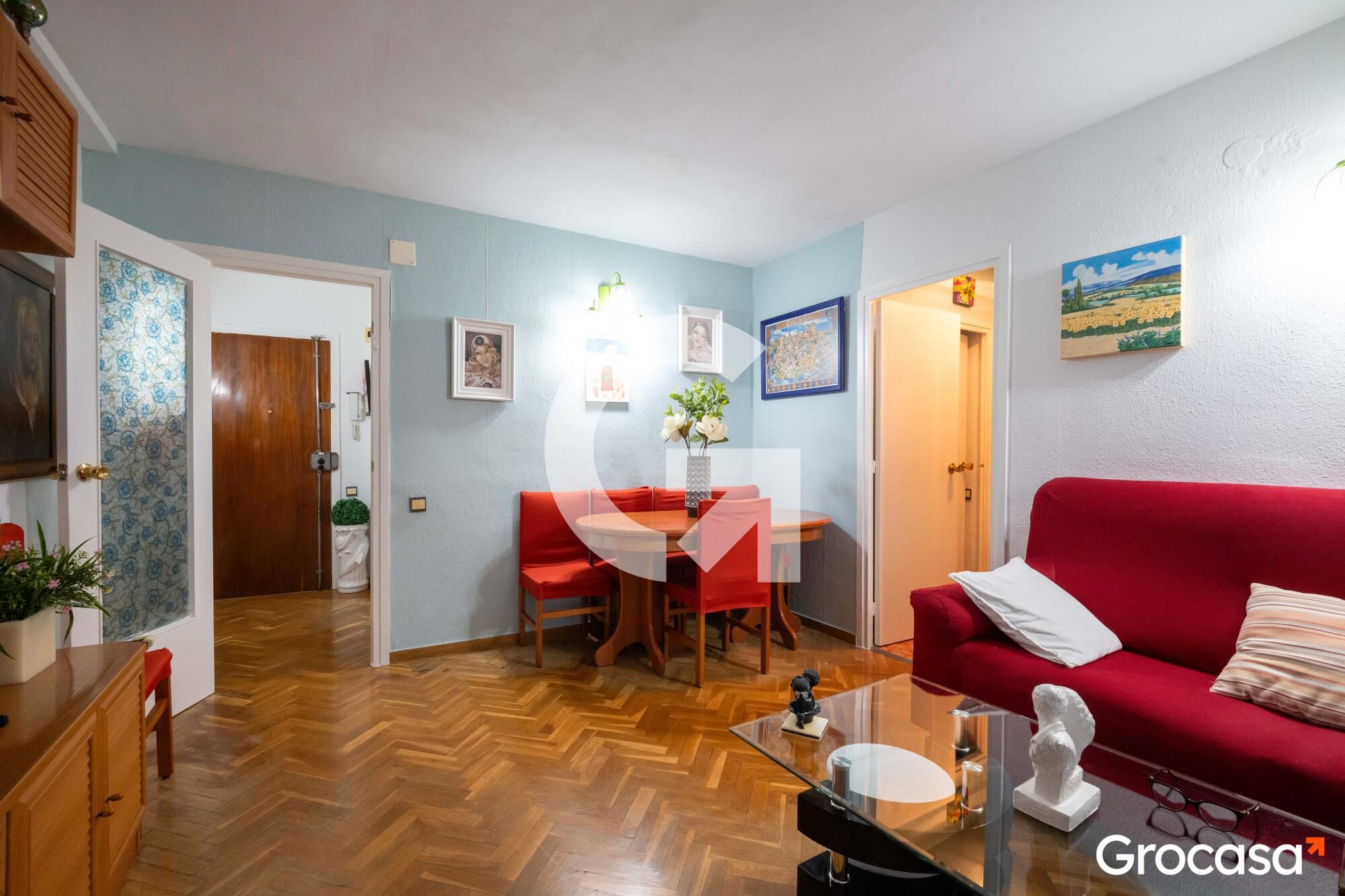 Sala d'estar de Pis en venda en Santa Coloma de Gramenet amb Forn, Rentadora i Balcó