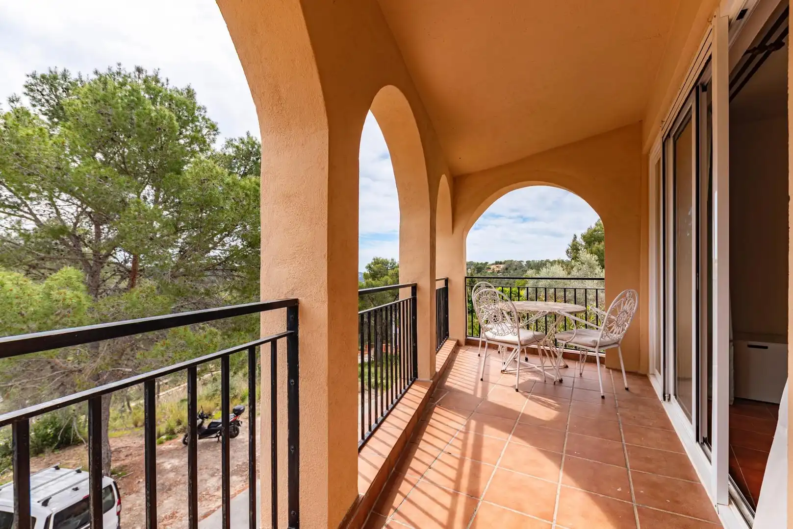 Balcony of Houses for sale in Sant Pere de Ribes  with Private garden, Terrace and Storage room