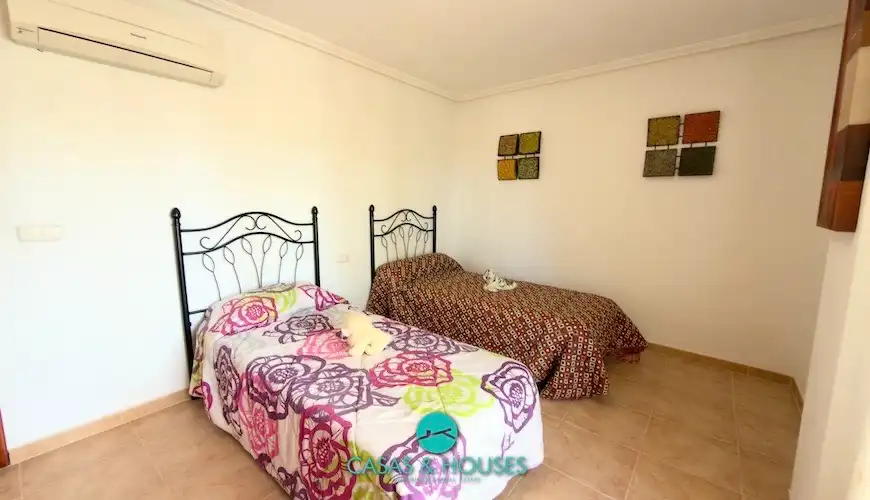 Bedroom of Detached homes for sale in La Manga del Mar Menor  with Air Conditioner, Heating and Private garden