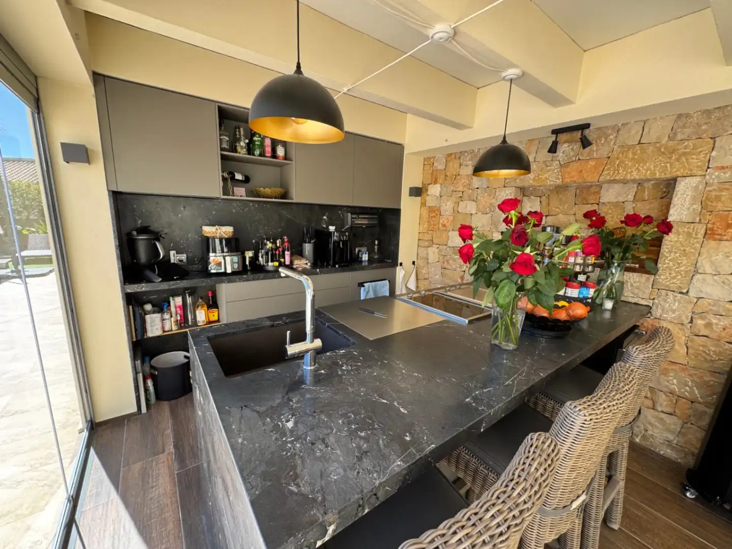 Kitchen of Houses for sale in Moraira  with Air Conditioner, Heating and Private garden