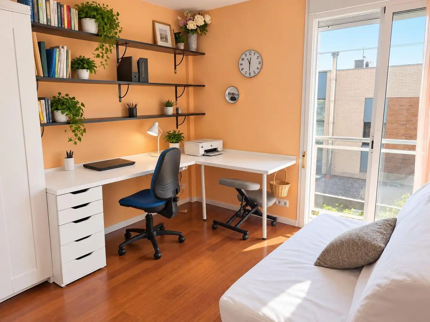 Schlafzimmer von Wohnung zum Verkauf in La Ràpita mit Klimaanlage, Terrasse und Alarm
