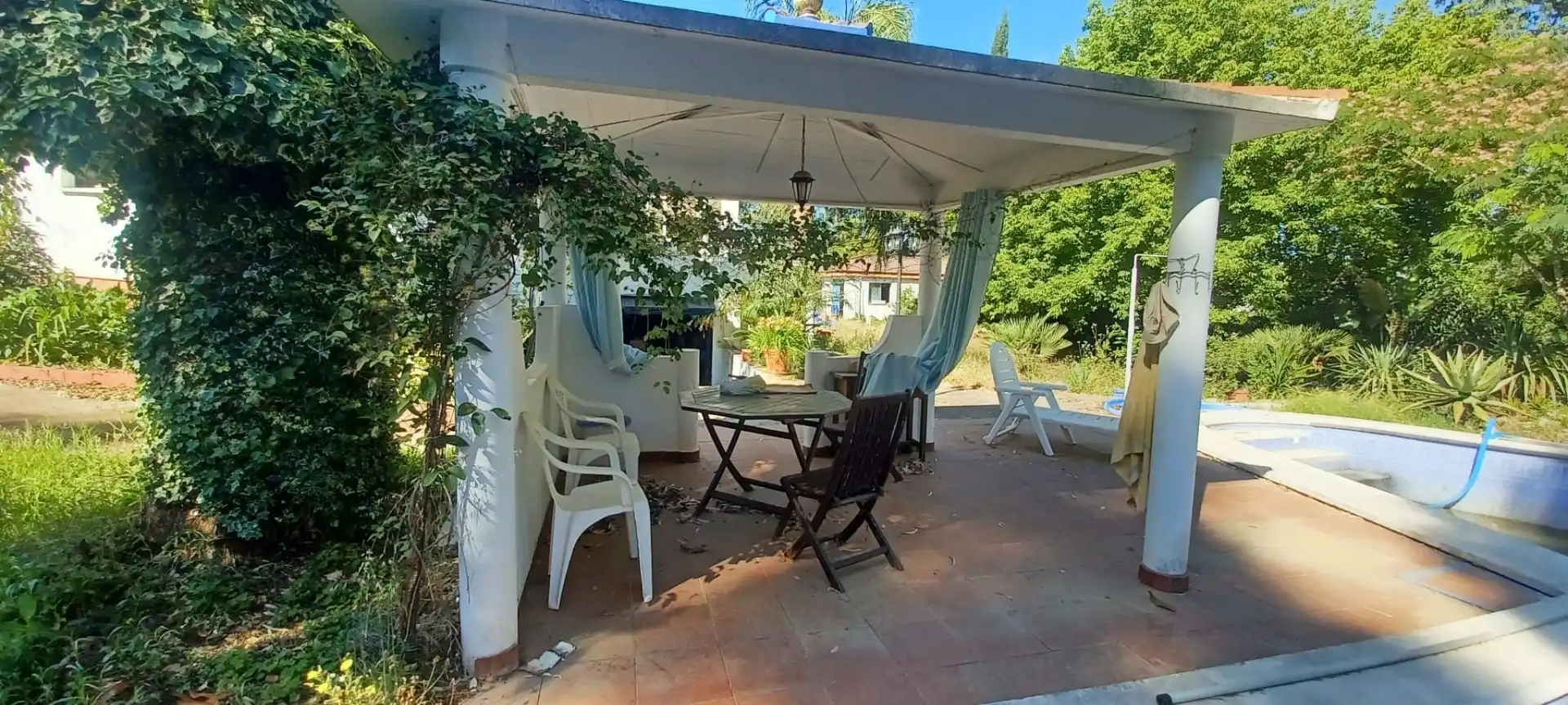 Terraza de Casa o chalet en venta en Castilblanco de los Arroyos con Aire acondicionado, Jardín privado y Terraza