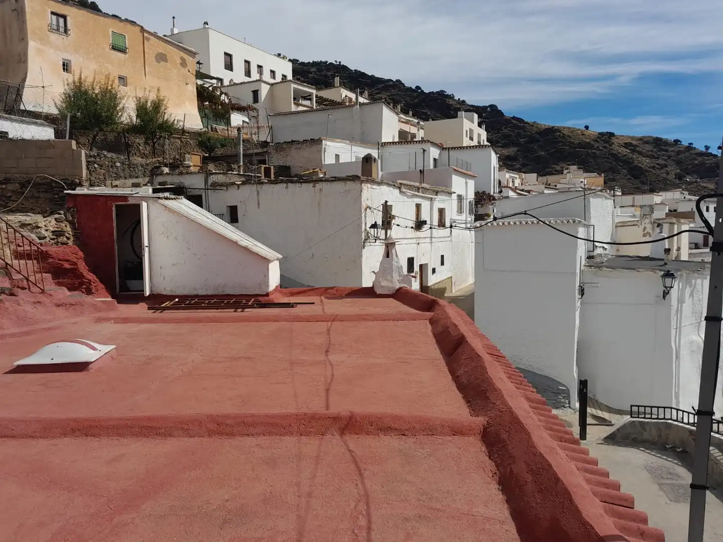 Vista exterior de Finca rústica en venta en Ohanes con Jardín privado, Terraza y Amueblado