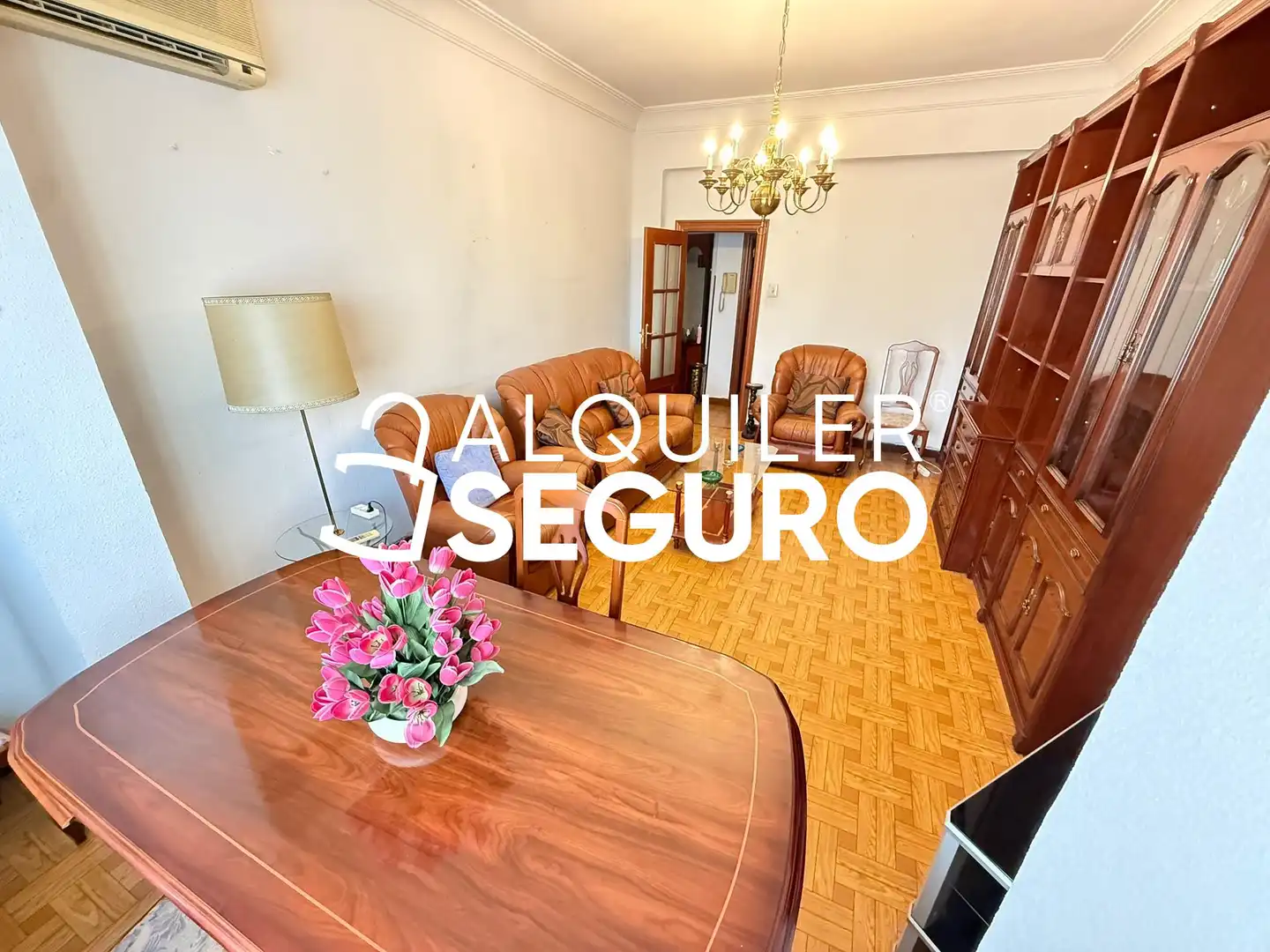 Living room of Flat for rent in Madrid  with Air Conditioner, Heating and Terrace