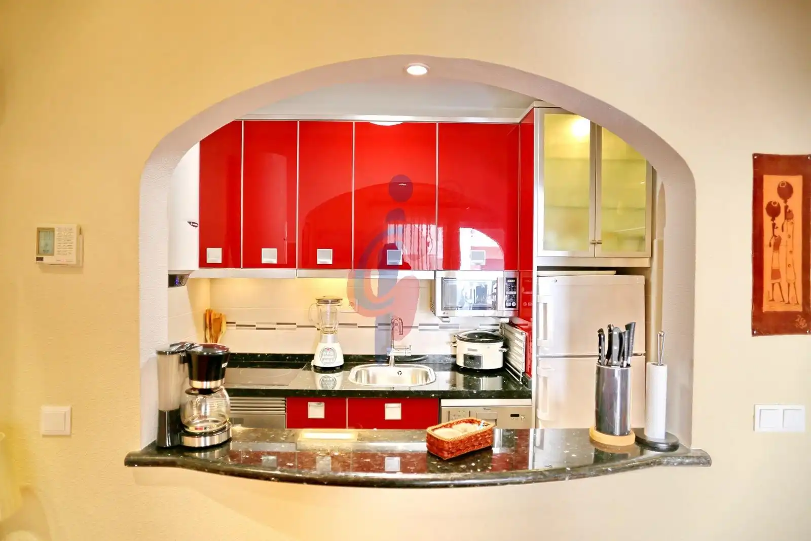 Cocina de Apartamento en venta en Guardamar del Segura con Aire acondicionado, Calefacción y Parquet