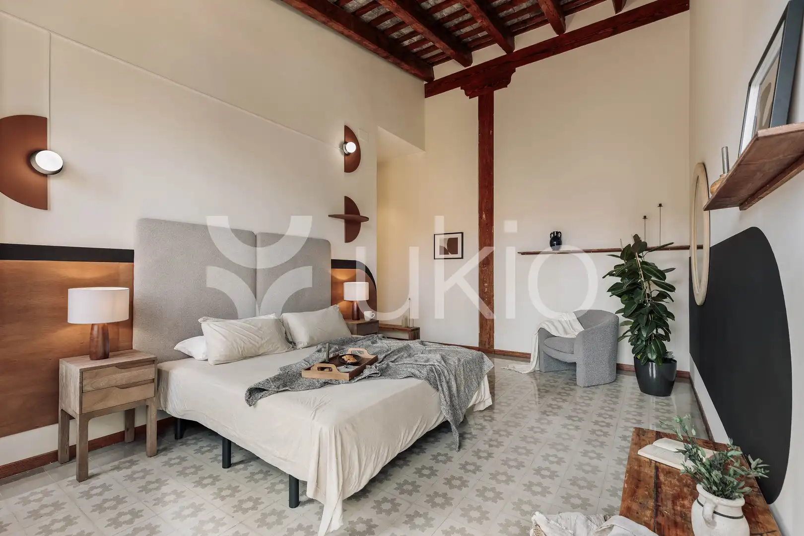 Habitación de Apartamento de alquiler en Barcelona con Aire acondicionado, Calefacción y Terraza