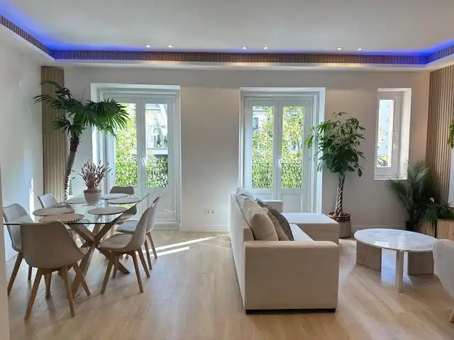 Sala de estar de Piso en venta en Madrid con Aire acondicionado, Amueblado y Balcón