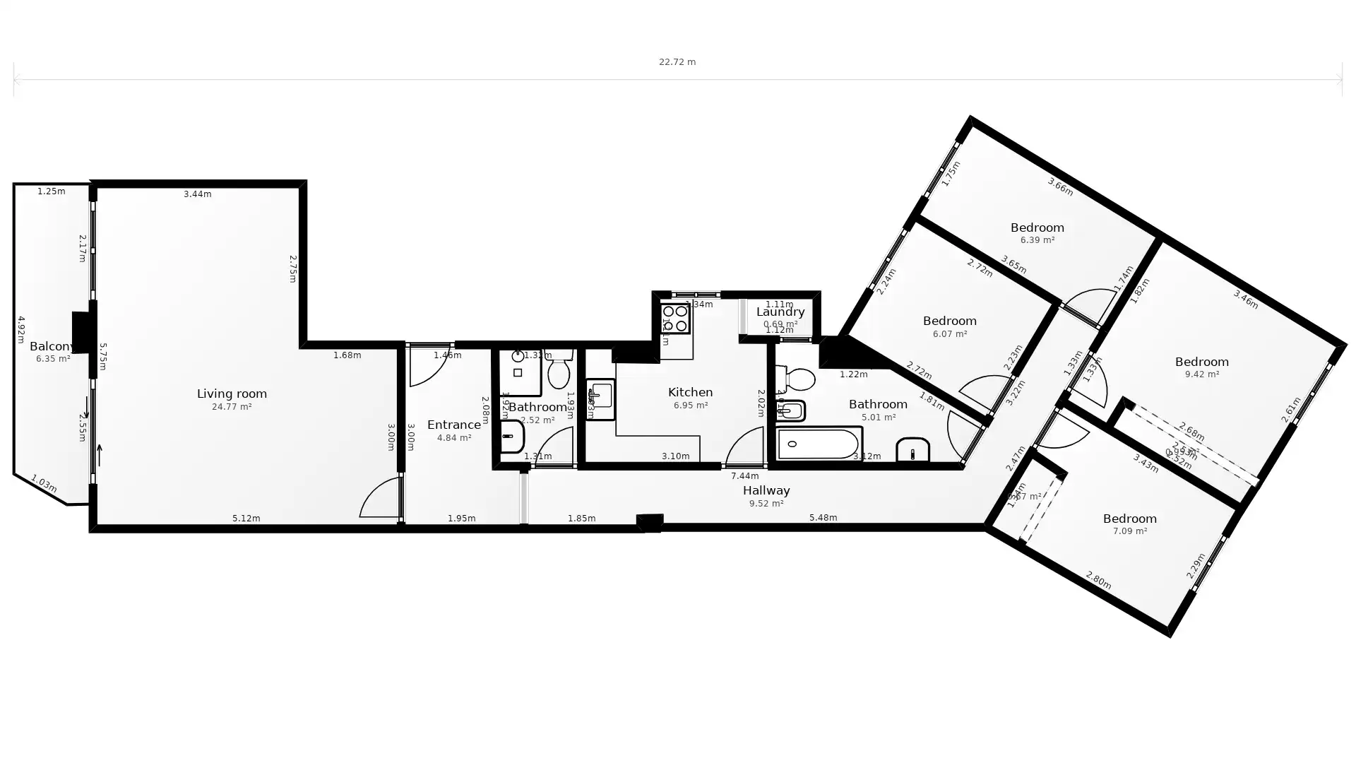 Apartamento en venta en Valencia con Aire acondicionado, Terraza y Amueblado