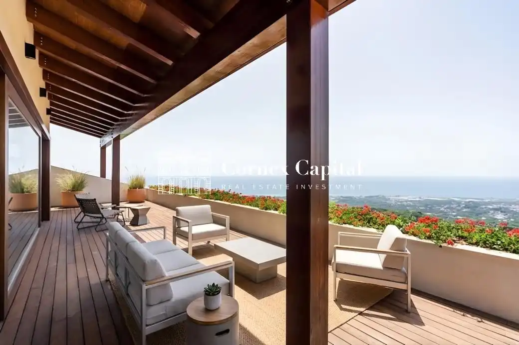 Terrace of Houses for sale in Sant Andreu de Llavaneres  with Air Conditioner, Heating and Private garden