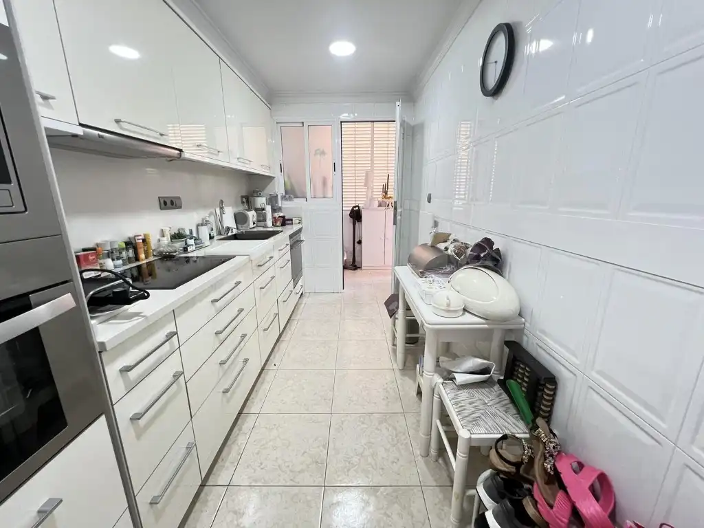 Kitchen of Apartments for sale in Cullera  with Air Conditioner, Terrace and Swimming Pool