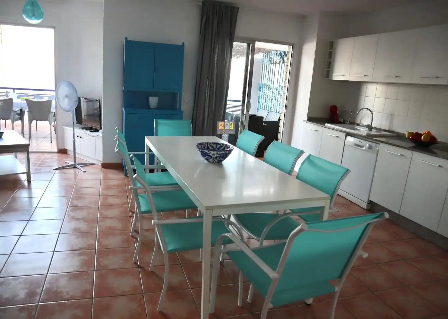 Esszimmer von Dachboden zur Miete in Altea mit Terrasse und Möbliert