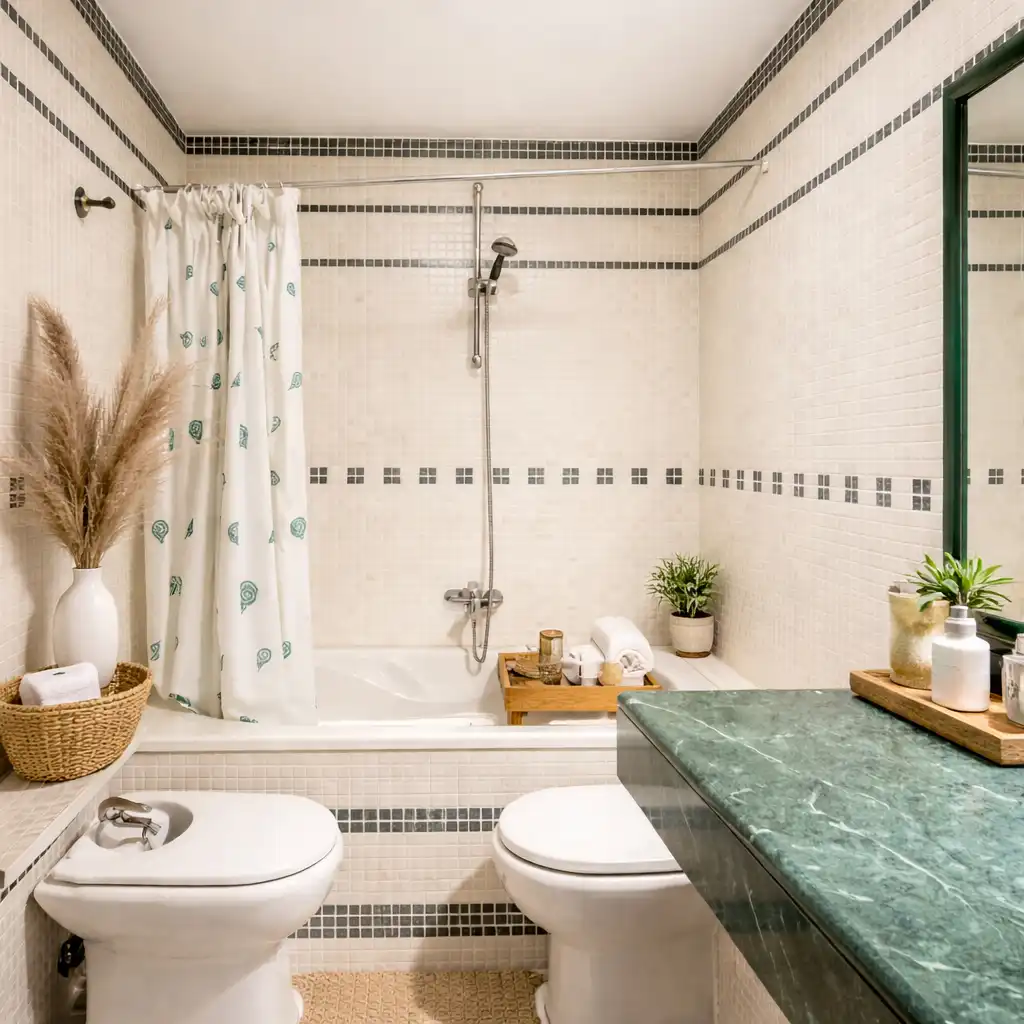 Baño de Casa adosada en venta en Sabadell con Aire acondicionado, Calefacción y Parquet